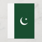 Carte Postale Drapeau du Pakistan (Devant)