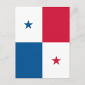 Carte Postale Drapeau du Panama (Devant)