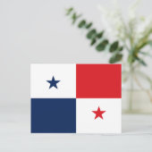 Carte Postale Drapeau du Panama (Debout devant)