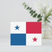 Carte Postale Drapeau du Panama (Debout devant)