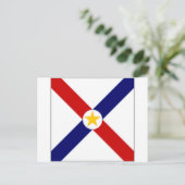 Carte Postale drapeau du Paraguay (Debout devant)
