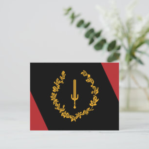 Carte Postale Drapeau du patrimoine des Noirs américains
