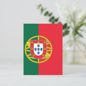 Carte Postale Drapeau du Portugal (Debout devant)