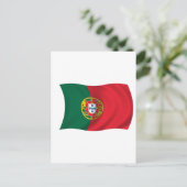 Carte Postale Drapeau du Portugal (Debout devant)