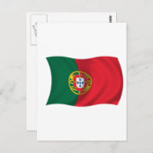 Carte Postale Drapeau du Portugal (Devant / Derrière)