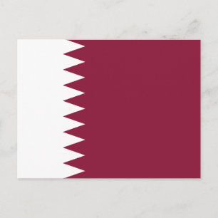 Carte Postale Drapeau du Qatar