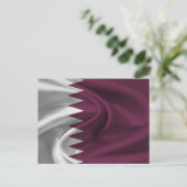 Carte Postale Drapeau du Qatar (Debout devant)