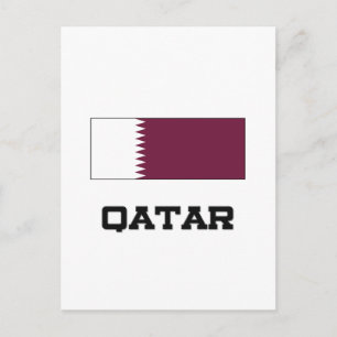 Carte Postale Drapeau du Qatar