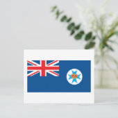 Carte Postale Drapeau du Queensland (Debout devant)