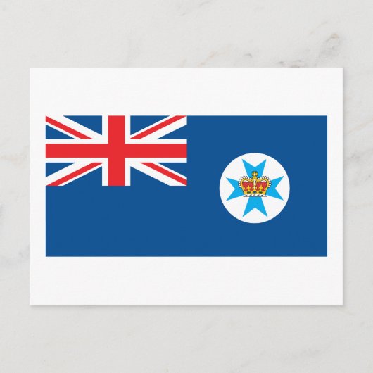 Carte Postale Drapeau du Queensland (Devant)