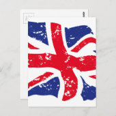 Carte Postale Drapeau du Royaume-Uni (Devant / Derrière)