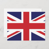 Carte Postale Drapeau du Royaume-Uni (Devant / Derrière)