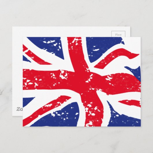 Carte Postale Drapeau du Royaume-Uni (Devant / Derrière)