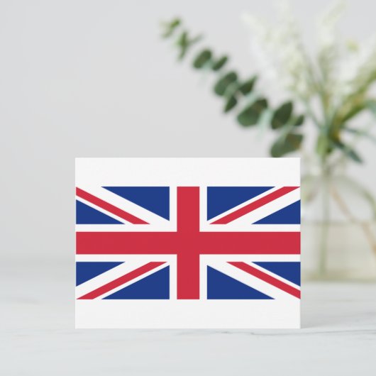 Carte Postale Drapeau du Royaume-Uni (Debout devant)