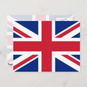 Carte Postale Drapeau du Royaume-Uni (Devant / Derrière)