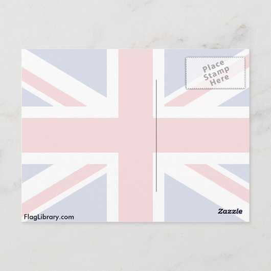 Carte Postale Drapeau du Royaume-Uni (Dos)