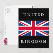 Carte Postale Drapeau du Royaume-Uni (Devant / Derrière)