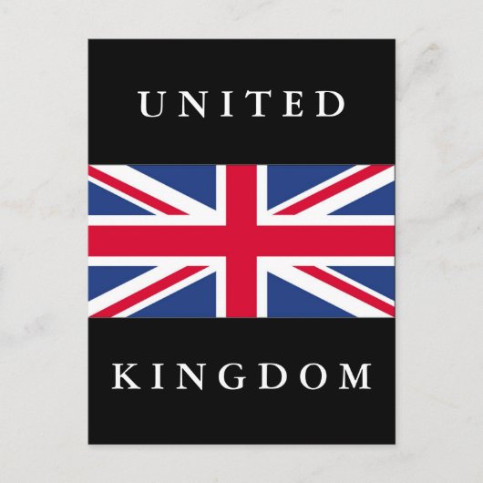 Carte Postale Drapeau du Royaume-Uni (Devant)