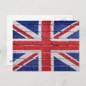 Carte Postale Drapeau du Royaume-Uni (Devant / Derrière)