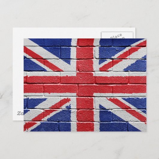 Carte Postale Drapeau du Royaume-Uni (Devant / Derrière)