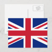 Carte Postale Drapeau du Royaume-Uni (Devant / Derrière)
