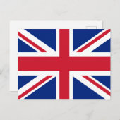 Carte Postale Drapeau du Royaume-Uni (Devant / Derrière)