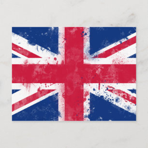 Carte Postale Drapeau du Royaume-Uni ou de l'Union Jack