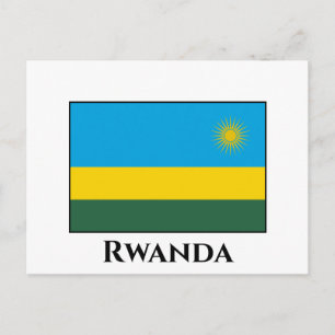 Carte Postale Drapeau du Rwanda