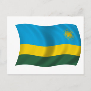 Carte Postale Drapeau du Rwanda