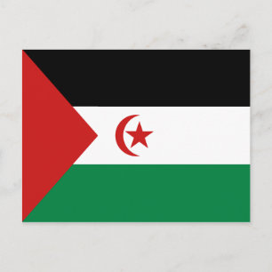 Carte postale Drapeau du Sahara Occidental