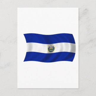 Carte Postale Drapeau du Salvador