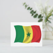 Carte Postale Drapeau du Sénégal (Debout devant)