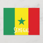 Carte Postale Drapeau du Sénégal (Devant)