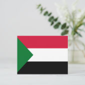 Carte Postale Drapeau du Soudan (Debout devant)