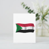 Carte Postale Drapeau du Soudan (Debout devant)