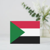 Carte Postale Drapeau du Soudan (Debout devant)