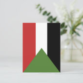 Carte Postale Drapeau du Soudan (Debout devant)