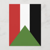 Carte Postale Drapeau du Soudan (Devant)