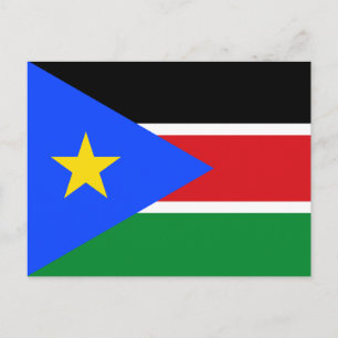 Carte Postale Drapeau du Soudan du Sud