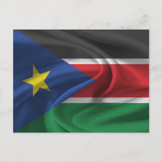 Carte Postale Drapeau du Soudan du Sud (Devant)