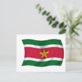 Carte Postale Drapeau du Suriname (Debout devant)
