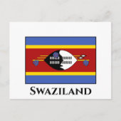 Carte Postale Drapeau du Swaziland (Devant)