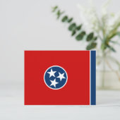Carte Postale Drapeau du Tennessean, Drapeau du Tennessee (Debout devant)