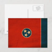 Carte Postale Drapeau du Tennessee (Devant / Derrière)