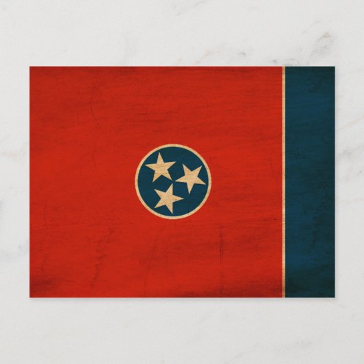 Carte Postale Drapeau du Tennessee (Devant)