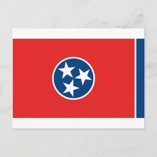 Carte Postale Drapeau du Tennessee (Devant)