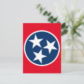 Carte Postale Drapeau du Tennessee (Debout devant)