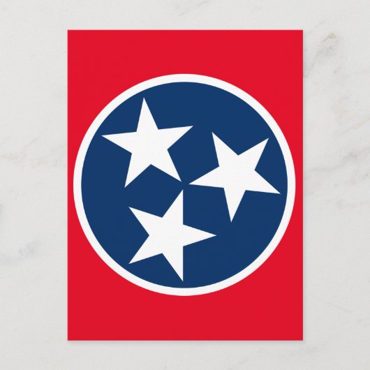 Carte Postale Drapeau du Tennessee (Devant)