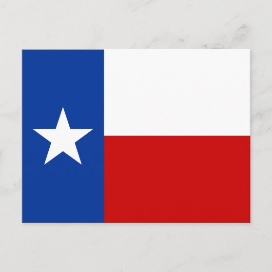 Carte Postale drapeau du texas (Devant)