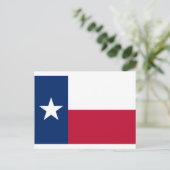 Carte Postale Drapeau du Texas (Debout devant)